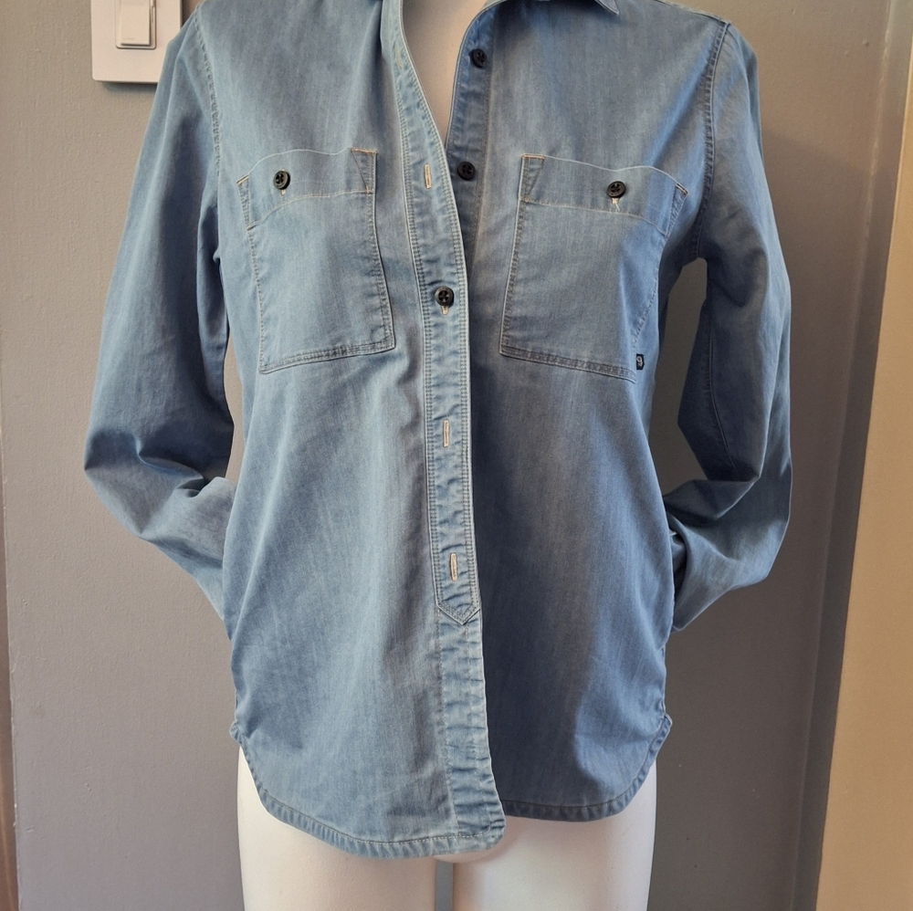 Mountain Hardwear Blue Denim Shirt